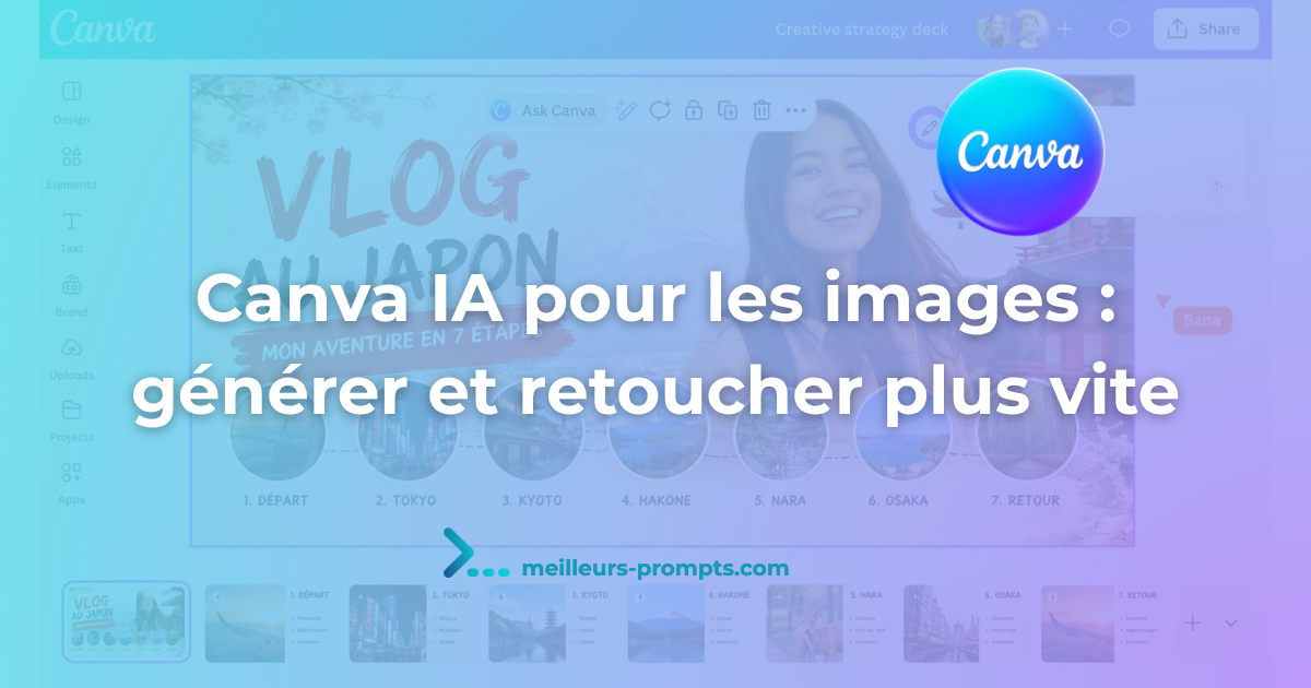Canva IA pour les images : générer et retoucher plus vite