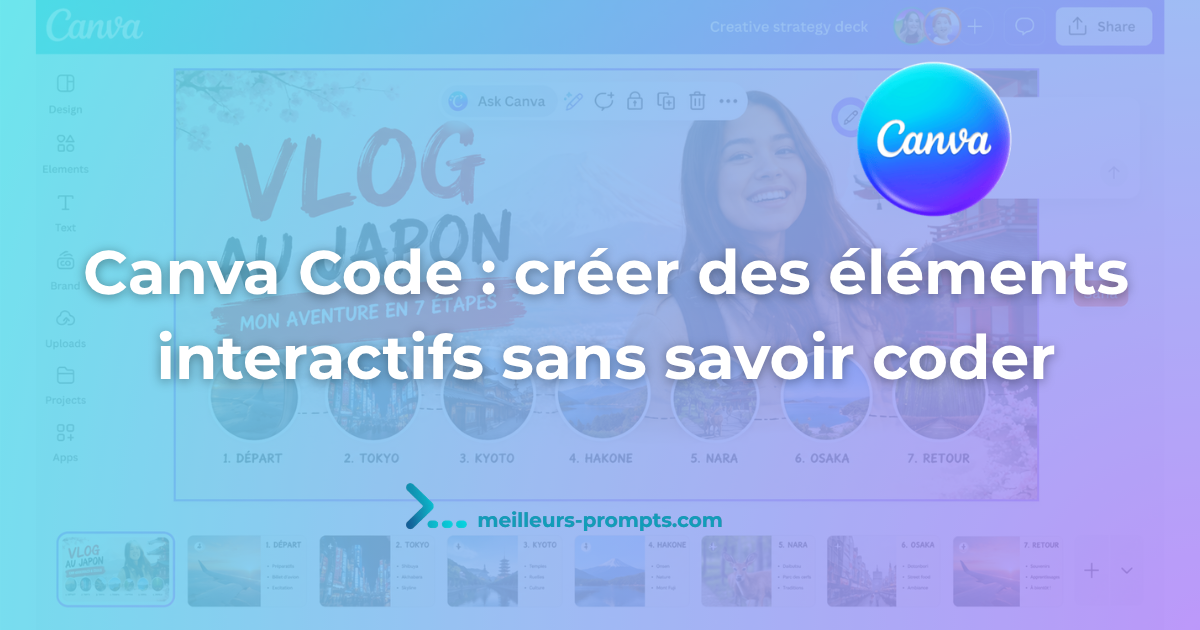 Canva IA Code : créer des éléments interactifs sans savoir coder