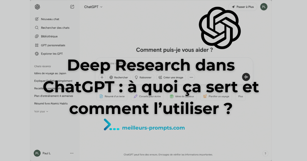 Deep Research dans ChatGPT