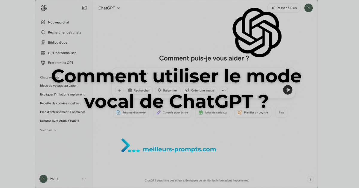 Comment utiliser le mode vocal de ChatGPT ?
