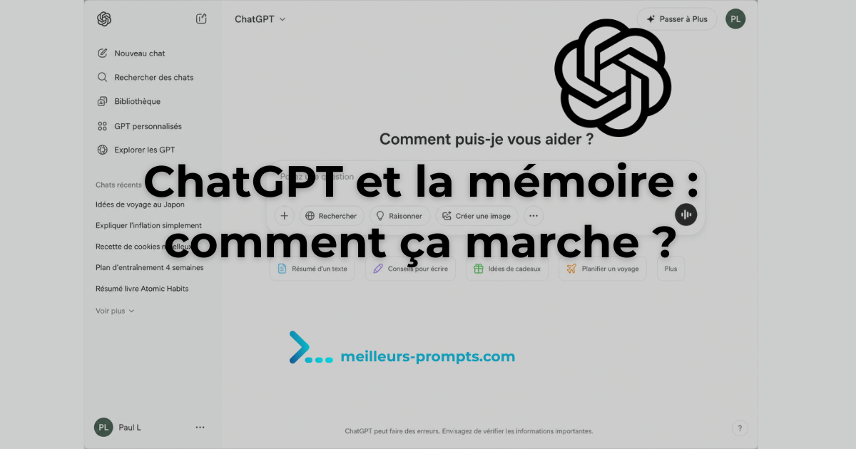 Mémoire et ChatGPT : comment ça marche ?